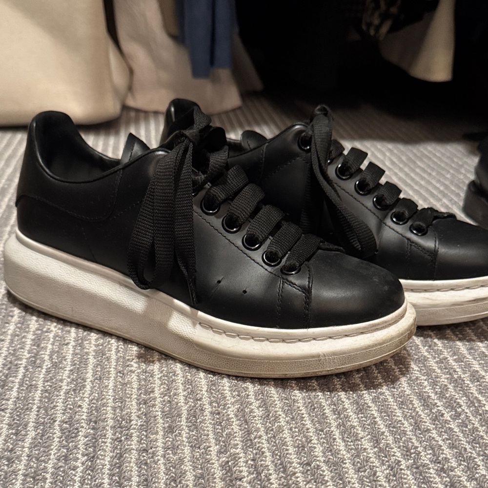 Alexander McQueen Black and White Sneakers